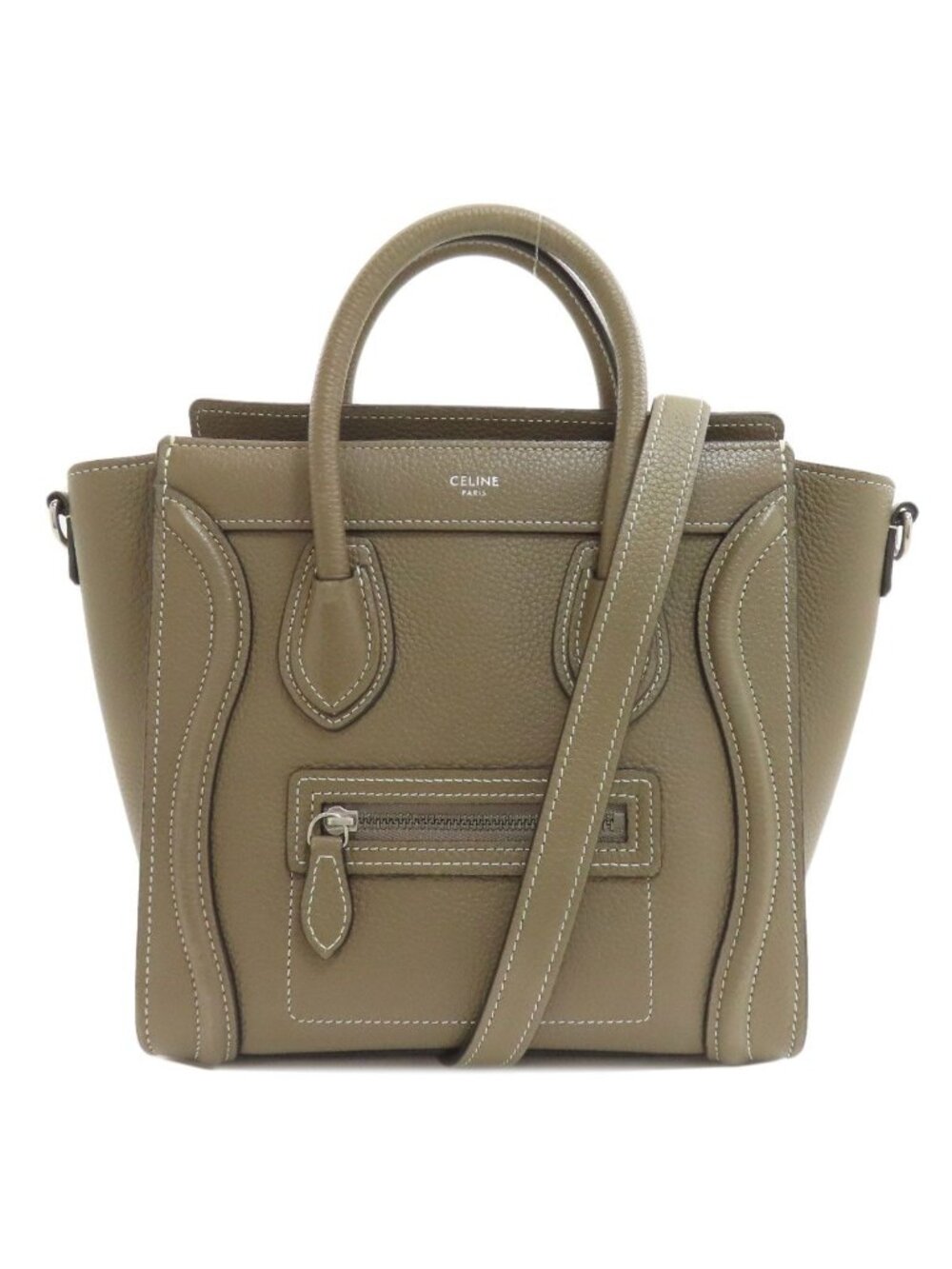 Celine Luggage Nano 2-Way Handbag Calfskin